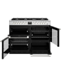 Stoves Sterling Deluxe ST DX STER D1100DF SS 110cm Dual Fuel Range Cooker