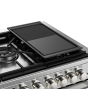 Stoves Sterling Deluxe ST DX STER D1100DF SS 110cm Dual Fuel Range Cooker