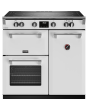Stoves Richmond Deluxe ST DX RICH D900Ei TCH IWH 90cm Electric Induction (Touch Control) Range Cooker