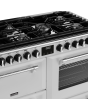 Stoves Richmond Deluxe ST DX RICH D1100DF IWH 110cm Dual Fuel Range Cooker