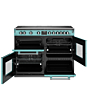 Stoves Richmond Deluxe ST DX RICH D1100Ei RTY CBL 110cm Electric Induction (Rotary Control) Range Cooker