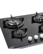Belling BEL GTG603RI BLK 60cm Gas Through Glass Hob