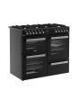 Belling RCA COOKCENTRE 100DF 100cm Dual Fuel Range Cooker - Black