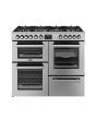 Belling RCA COOKCENTRE 100DF 100cm Dual Fuel Range Cooker - Stainless Steel
