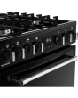 Belling MRA FARMHOUSE 60cm Dual Fuel Cooker with Double Oven - Black