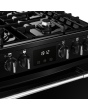 Belling MRA FARMHOUSE 60cm Dual Fuel Cooker with Double Oven - Black