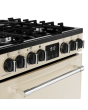 Belling MRA FARMHOUSE 60cm Dual Fuel Cooker with Double Oven - Cream