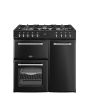 Belling RCA FARMHOUSE 90DF 90cm Dual Fuel Range Cooker - Black