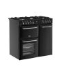 Belling RCA FARMHOUSE 90DF 90cm Dual Fuel Range Cooker - Black