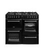 Belling RCA FARMHOUSE 100DF 100cm Dual Fuel Range Cooker - Black