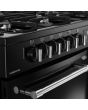 Belling RCA FARMHOUSE 110DF 110cm Dual Fuel Range Cooker - Black