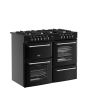 Belling RCA FARMHOUSE 110DF 110cm Dual Fuel Range Cooker - Black