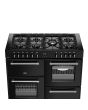 Belling RCA FARMHOUSE 110DF 110cm Dual Fuel Range Cooker - Black