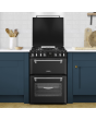 Stoves DX MRA RICH 60DF 60cm Dual Fuel Cooker with Double Oven - Black