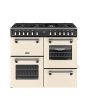 Stoves RCA RICH 100DF 100cm Richmond Dual Fuel Range Cooker - Cream