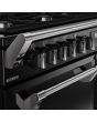 Stoves RCA RICH 110DF 110cm Richmond Dual Fuel Range Cooker - Black