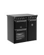 Stoves DX RCA RICH 90Ei RTY 90cm Richmond DX Electric Induction Rotary Range Cooker - Black