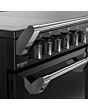 Stoves DX RCA RICH 100Ei RTY 100cm Richmond DX Electric Induction Rotary Range Cooker - Black