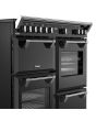 Stoves DX RCA RICH 100Ei RTY 100cm Richmond DX Electric Induction Rotary Range Cooker - Black