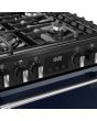 Stoves DX MRA RICH 60DF 60cm Dual Fuel Cooker with Double Oven - Midnight Blue