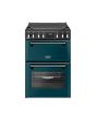 Stoves DX MRA RICH 60DF 60cm Dual Fuel Cooker with Double Oven - Deep Marine