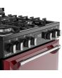 Stoves DX MRA RICH 60DF 60cm Dual Fuel Cooker with Double Oven - Garnet Red