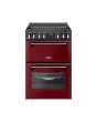 Stoves DX MRA RICH 60DF 60cm Dual Fuel Cooker with Double Oven - Garnet Red
