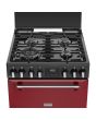 Stoves DX MRA RICH 60DF 60cm Dual Fuel Cooker with Double Oven - Garnet Red