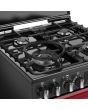 Stoves DX MRA RICH 60DF 60cm Dual Fuel Cooker with Double Oven - Garnet Red