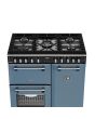 Stoves DX RCA RICH 90DF 90cm Richmond DX Dual Fuel Range Cooker - Twilight Blue