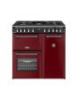 Stoves DX RCA RICH 90DF 90cm Richmond DX Dual Fuel Range Cooker - Garnet Red