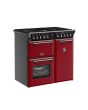 Stoves DX RCA RICH 90DF 90cm Richmond DX Dual Fuel Range Cooker - Garnet Red