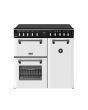 Stoves DX RCA RICH 90Ei RTY 90cm Richmond DX Electric Induction Rotary Range Cooker - Ice White