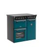 Stoves DX RCA RICH 90Ei RTY 90cm Richmond DX Electric Induction Rotary Range Cooker - Deep Marine