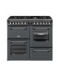 Stoves DX RCA RICH 100DF 100cm Richmond DX Dual Fuel Range Cooker - Anthracite Grey