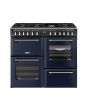 Stoves DX RCA RICH 100DF 100cm Richmond DX Dual Fuel Range Cooker - Midnight Blue