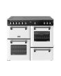 Stoves DX RCA RICH 100Ei RTY 100cm Richmond DX Electric Induction Rotary Range Cooker - Ice White