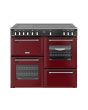 Stoves DX RCA RICH 100Ei RTY 100cm Richmond DX Electric Induction Rotary Range Cooker - Garnet Red