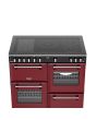 Stoves DX RCA RICH 100Ei RTY 100cm Richmond DX Electric Induction Rotary Range Cooker - Garnet Red