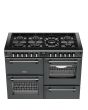 Stoves DX RCA RICH 110DF 110cm Richmond DX Dual Fuel Range Cooker - Anthracite Grey
