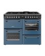 Stoves DX RCA RICH 110DF 110cm Richmond DX Dual Fuel Range Cooker - Twilight Blue