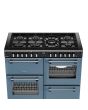 Stoves DX RCA RICH 110DF 110cm Richmond DX Dual Fuel Range Cooker - Twilight Blue
