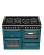 Stoves DX RCA RICH 110DF 110cm Richmond DX Dual Fuel Range Cooker - Deep Marine