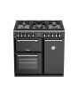 Stoves ST RICH S900DF BK 90cm Dual Fuel Range Cooker