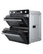 Belling BI702FP Blk / 444444782 Built-Under Electric Double Oven