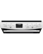 AEG CCX6740ACW Ceramic Electric Cooker with Double Oven