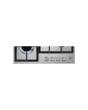 AEG HGB64200SM 3000 Slimline Gas Hob