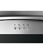 AEG DTX3840M 80cm Stainless Steel Curved Glass Chimney Hood
