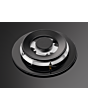 AEG HKB95450NB 8000 Gas on Glass Gas Hob with Hob2Hood