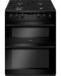 Amica AFD6450BL 60cm Freestanding Electric Double Oven with Gas Hob